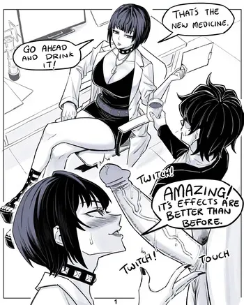 [PeaCh88] Takemi's Labrat (Persona 5) manga cover