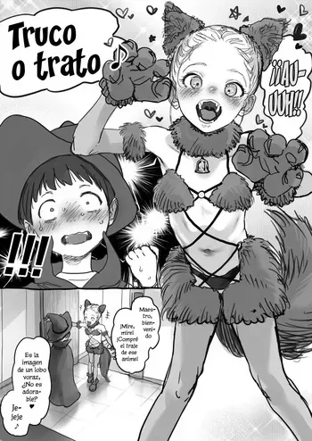 [Haguhagu] Manadeshi to Halloween｜Halloween con Mi Amada Discípula [Spanish] [Hs enfermos] manga cover