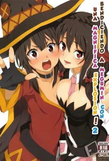 [Nikoushikou (Nekosaki Aoi)] Megumin ni Kareina Shasei o! 2 | ¡Bendiciendo a Megumin con una Magnífica Explosión! 2 (Kono Subarashii Sekai ni Syukufuku o!) [Spanish] [Digital] manga cover
