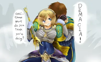 [Sollyz] Lux x Garen (League of Legends) manga cover