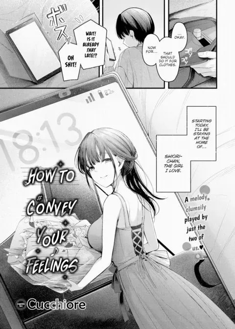 How to Convey Your Feelings manga cover