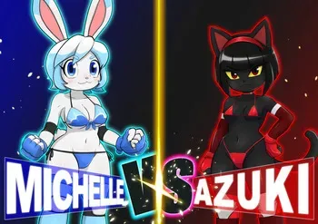 [NE-OctaVoid] First Match: Michelle vs Azuki (W/ Extras) manga cover