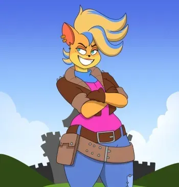 [ComicalWeapon] Forbidden Wumpa Fruit - Tawna Bandicoot manga cover