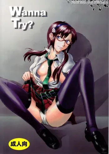 (C78) [Tengu no Tsuzura (Kuro Tengu)] Wanna Try? (Neon Genesis Evangelion) manga cover