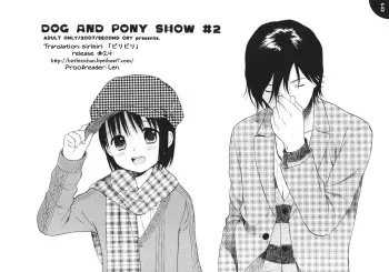 Dog and Pony SHOW #2 manga cover