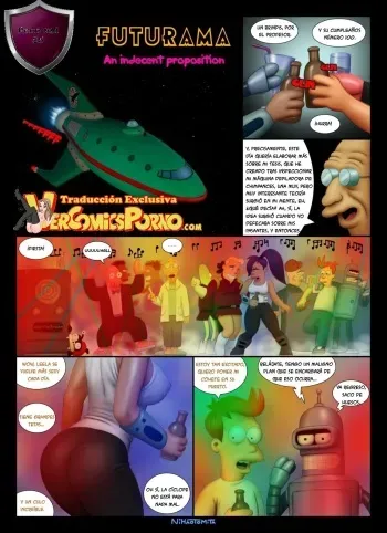 [Nihaotomita] Propuesta Indecente (Futurama) (Español) manga cover