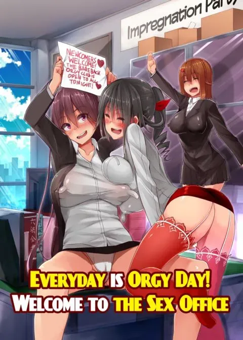 Everyday is Orgy Day! Welcome to the Sex Office manga cover