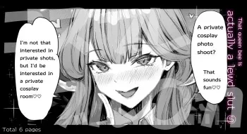 That queen bee is actually a lewd slut 5 manga cover