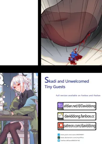 Skadi and Unwelcomed Tiny Guests manga cover