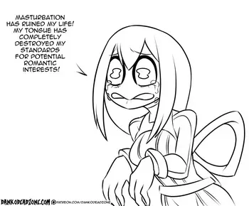 [DankoDeadZone] It's Tsuyu's gift but also her curse (My Hero Academia) manga cover