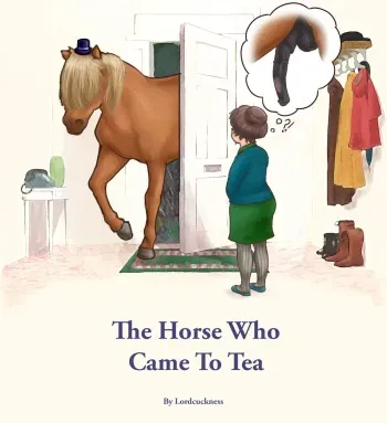The Horse Who Came To Tea manga cover