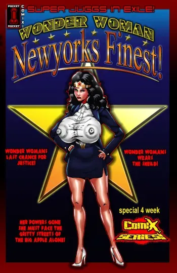 [Smudge] Super Juggs in Exile!: Wonder Woman - Newyorks Finest! (Wonder Woman) manga cover