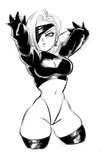 [FunsexyDB] 18b (Dragon Ball Z) manga cover