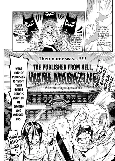 Publisher from Hell, Wani Magazine manga cover