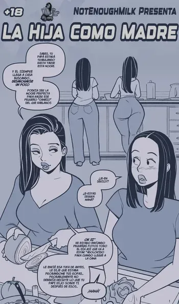 [NotEnoughMilk] La Hija Como Madre [Spanish] [BigDaddy Scan] manga cover