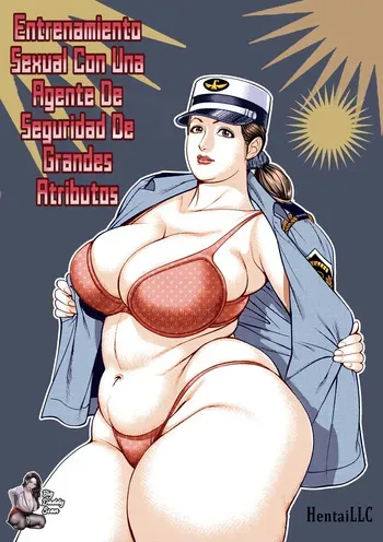 enor Daietsu] Kyojiri Onna Keibi Mitsugi no Inryoku Kenshuu | Entrenamiento Sexual Con Una Agente De Seguridad De Grandes Atributos (Kinshin Nikuyoku Koubi Shitagaru Kanjuku Haha) [Spanish] [BigDaddy Scan] manga cover