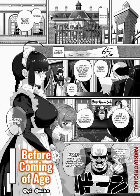 Before Coming of Age manga cover