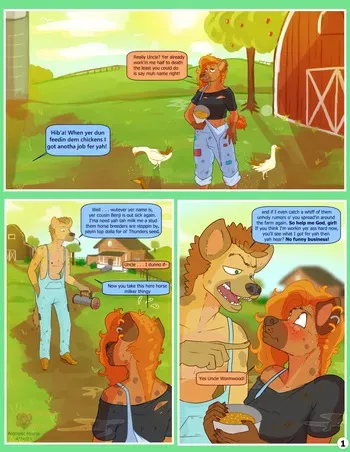 [Jesterlaughie (AromaticHyena)] Horsing around manga cover