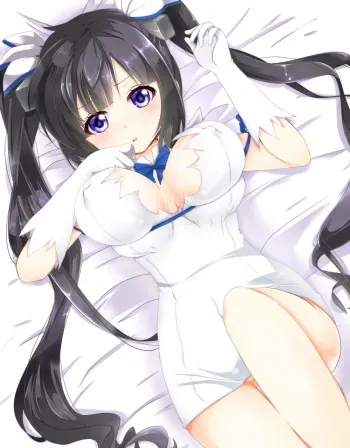 [Mikimo Nezumi] Hestia-sama Nugasete Mita (Dungeon ni Deai o Motomeru no wa Machigatteiru Darou ka) manga cover