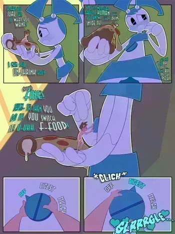 [NotBoogie] Jenny's little snack (My life as a teenage robot) manga cover