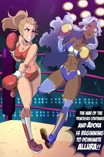 [DRAKE-HERNANDEZ] Adora vs Allura (She-Ra and the Princesses of Power // Voltron: Legendary Defender) manga cover