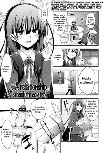 [Akai Mato] Kanzen Kanri no Kankei | A relationship of absolute control (Girls forM Vol. 04) [Spanish] manga cover
