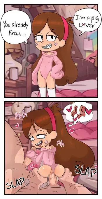 [Catrash] Mabel Loves Bacon (Gravity Falls) manga cover