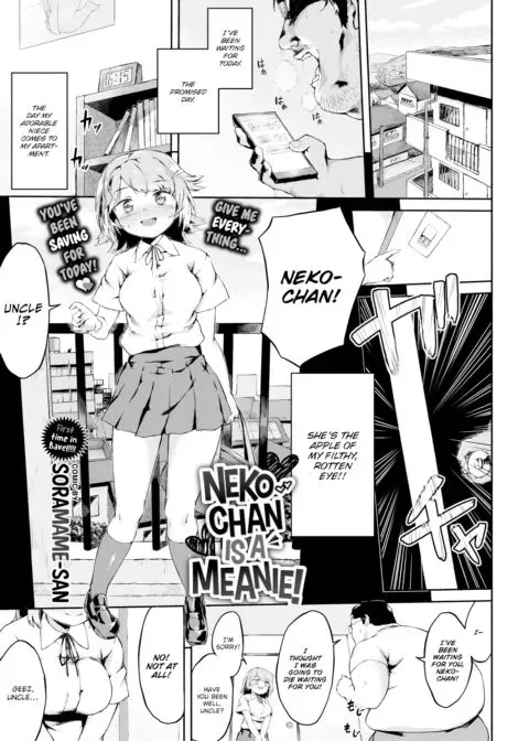 Neko-chan Is a Meanie! manga cover