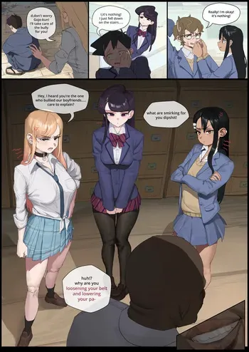 [wjs07] Kitagawa, Komi & Nagatoro BLACKED (various) manga cover