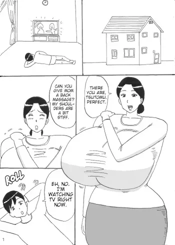 Mama ni Oppai Massage manga cover
