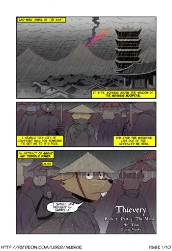 [Tolok] Thievery Book 2, Part 5 - The monk manga cover