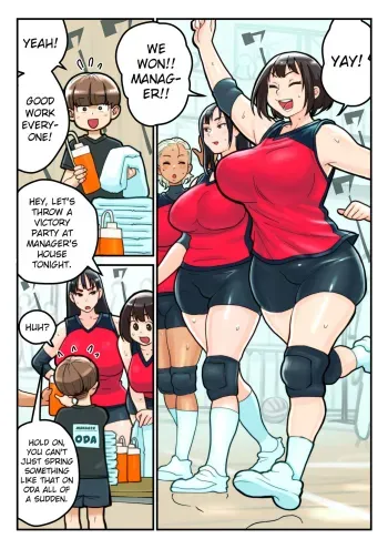 Valley-bu to Manager Oda | The Volleyball Club and Manager Oda manga cover