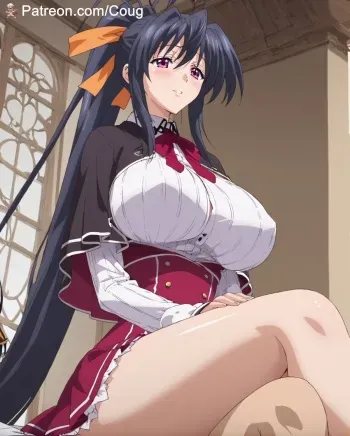 Akeno Himejima in High School DxD hentai [AI Generated] manga cover