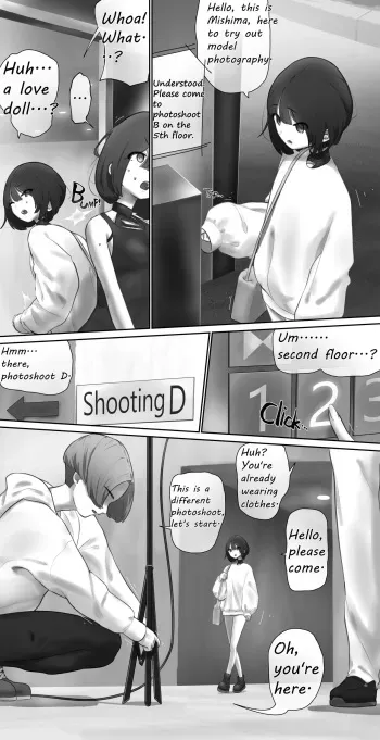 I mistook this for a modeling experience and ended up taking part in a photo shoot in love doll cos manga cover
