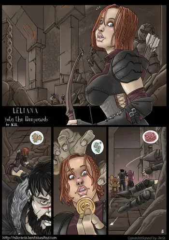 [Nikraria] Leliana - Into the Deeproads (Dragon Age) manga cover