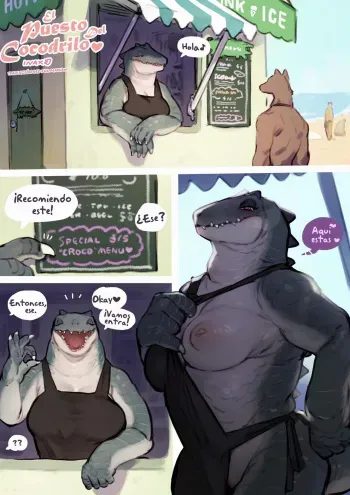 [INAX / bebebebebe] El Puesto Del Cocodrilo ♥ [Spanish] [Red Fox Makkan] manga cover