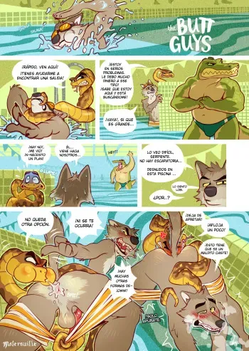 [Malerouille] The Butt Guys (Spanish) manga cover