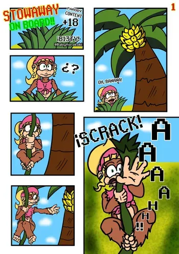 [BabyYorokobi] Mmmm Banana (Donkey Kong Country) manga cover