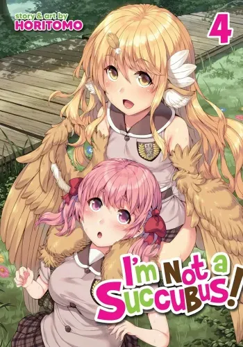 I'm not a succubus! 才不是魅魔呢！4卷 manga cover