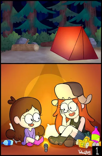 [yellowzonemx] Mabel and Wendy (COMMISSION) (Gravity Falls) manga cover