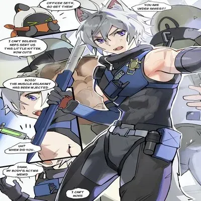 Officer Seth Is Under Arrest! [Yaoi] [Doujinshi] manga cover