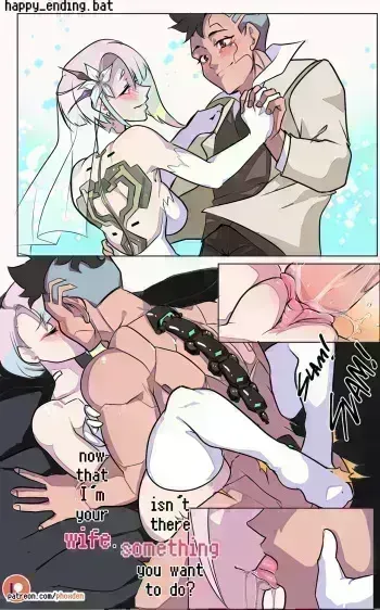 [Puffphox] Happy_Ending.bat (Cyberpunk: Edgerunners) manga cover