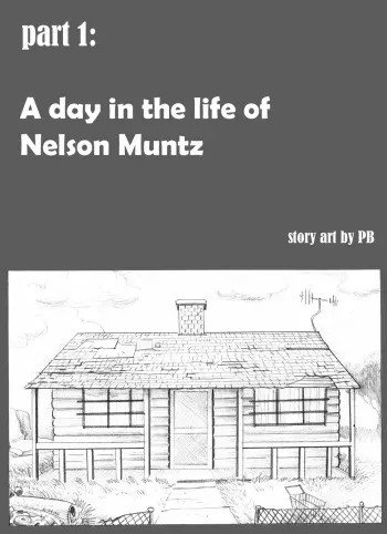 [Pandora's Box] A Day In The Life of Nelson Muntz (The Simpsons) [Spanish] manga cover