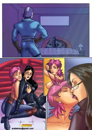 [Arabatos] Baroness and Zarana (G.I. Joe) manga cover