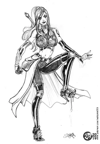 Maltchik's illustrations and sketches manga cover