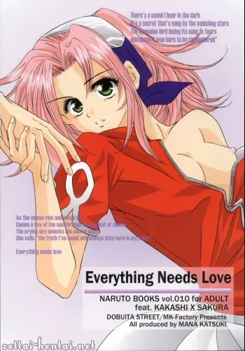 (C63) [Dobuita Street (Katsuki Mana)] Everything Needs Love (Naruto) [English] [Zettai-Hentai] manga cover