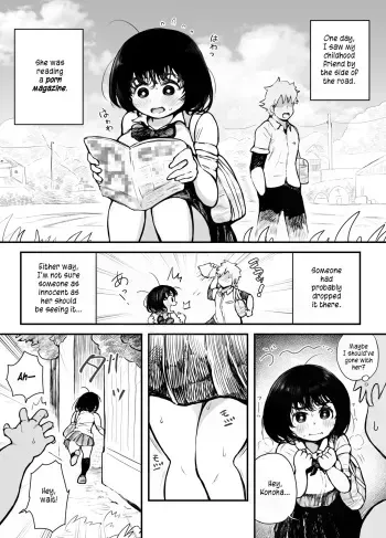 Erohon de Hatsujou Shichatta Osananajimi manga cover