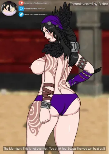 [Dark Emperor] The Morrigan vs Minotaurs (SMITE) manga cover