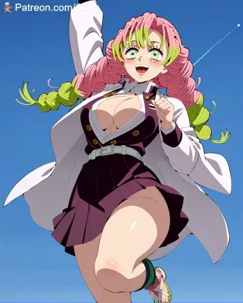 Mitsuri Kanroji hentai | Demon Slayer fan art [AI Generated] manga cover