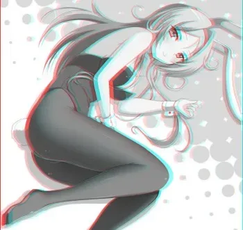 Anaglyph 3D Girls - Bunny Girls manga cover